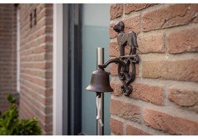 Liatinový nástenný zvonček s motívom psa Esschert Design