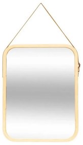 5five - Nástenné zrkadlo LOFT 45x35 cm bambus