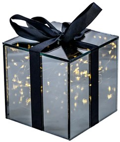 LED sklenený darček SPARK, sivý - viac veľkostí Veľkosť: M