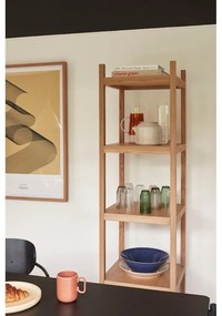 Regál z dubového dreva 45x180 cm Mason - Hübsch