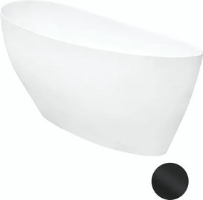 Besco Voľne stojaca vaňa z liateho mramoru Keya Matt 165x70 BESCO-Typ výpuste: Click-Clack štandard, chróm, BESCO-Rozmery: 163,5x70,5, BESCO-Farba: B…