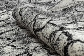 Koberec SILVER Terra popraskaná zem sivý
