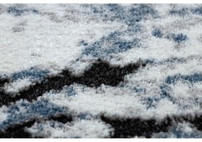 Kusový koberec Marblo šedomodrý kruh 100cm