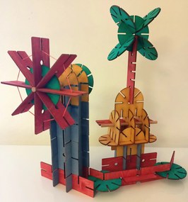 Stavebnica Creative design kit - farebná