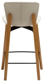 PARAGON ČALÚNENÁ BAROVÁ STOLIČKA white/oak