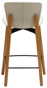 PARAGON ČALÚNENÁ BAROVÁ STOLIČKA white/oak