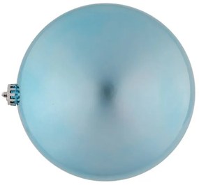 DECOLED Plastová guľa, 20 cm, svetlomodrá, lesklá