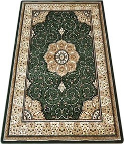 BE Koberec Adora 5792 GREEN – zelený obdĺžnikový Rozmer: 280x370 cm