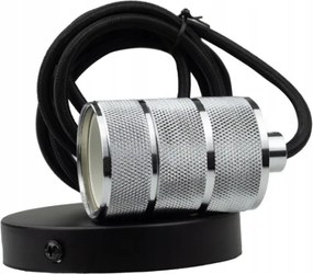 ECOLIGHT Stropné závesné svietidlo LOFT E27 - 2M - chróm strieborná