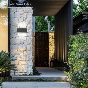 Brilagi - LED vonkajšie nástenné svietidlo FLAREBOX LED/8W/230V antracit IP65