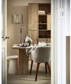 Modulárna knižnica v dekore duba v prírodnej farbe 120x243 cm Modulair – vtwonen