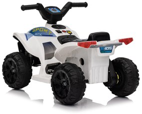 Elektrické autíčko QUAD Kids E-ATV biele