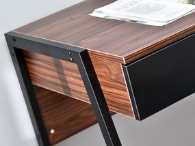 PC stolík Norway (orech tmavý + čierna). Vlastná spoľahlivá doprava až k Vám domov. 1109806