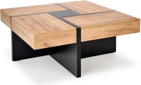 Konferenčný stolík Shanel (dub craft + čierna). Vlastná spoľahlivá doprava až k Vám domov. 1039439
