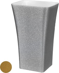 Besco Voľne stojace umývadlo z liateho mramoru Assos Glam Z UM VS 52x41x85 cm