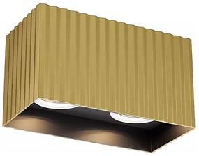 Redo 01-3411 - Bodové svietidlo DELPHI 2xGU10/7W/230V 16,1x8,1 cm zlaté