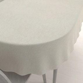 Biante Dekoračný oválny obrus BKW-207 Pieskový žíhaný 100x140 cm