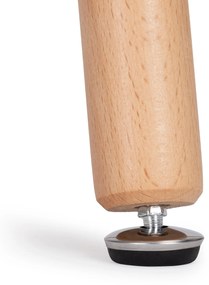 ModernHome Moderný drevený štvorcový kuchynský stôl 80x80 cm