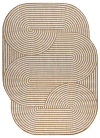 Koberec ORGANIC 1835 geometrický, krémový / naturálny