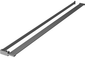 Mexen príslušenstvo, polička/držiak na uteráky pre sprchovú zástenu (max 140cm), grafitová, 800-02-95