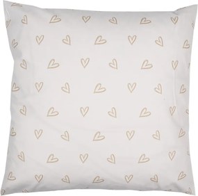 Obliečka na vankúš s motívom zajačika a srdiečok Bunnies in Love - 45*45 cm