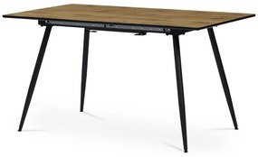 AUTRONIC Jedálenský stôl 140+40x80 cm, HT-921 OAK