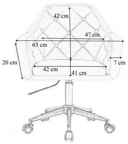 LuxuryForm DESIGN Kreslo ANDORA na striebornom tanieri - čierne