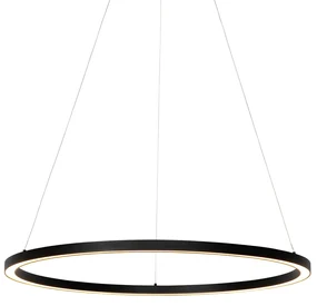 Závesné svietidlo čierne 80 cm vrátane LED 3-stupňové stmievateľné - Girello