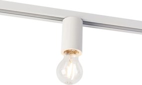 Zásuvka E27 so závesom na koľajnicu pre 1-fázovú koľajnicu biela - Jeana