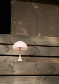 Louis Poulsen Prenosná lampa Panthella 160 V3 Opal Pale rose