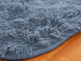 TZ Sivý obdĺžnikový shaggy koberec Lana Rozmer: 200x200 cm