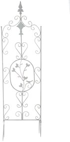 Mriežka na ruže Burg - 122 x 35 cm - Biela antik