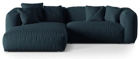 Tmavomodrá modulárna rohová pohovka (ľavý roh) Martina – Micadoni Home