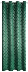 ZATEMŇOVACÍ ZÁVES NA KRÚŽKOCH POLY 140X250 CM ZELENÁ