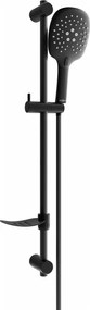 Mexen DF22 sprchová súprava s posuvnou tyčou, čierna - 785224582-70