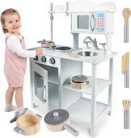 Ricokids Drevená kuchynka pre deti 60 x 30 x 85 cm