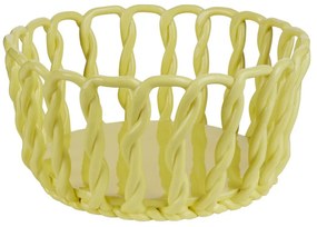 CRAFT Keramický košík 25 cm – žltá