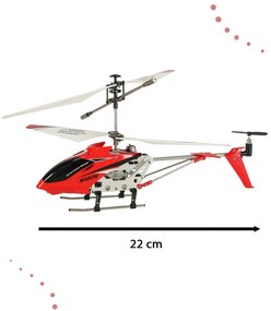 KIK Syma S107H RC vrtuľník 2,4 GHz, červený