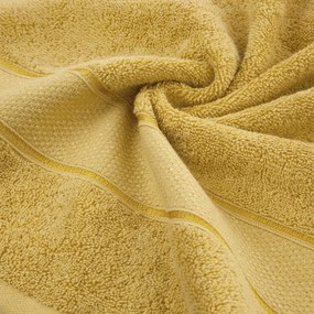 BAVLNENÝ UTERÁK LIANA SADA 6KS 50X90 CM HORČICOVÁ