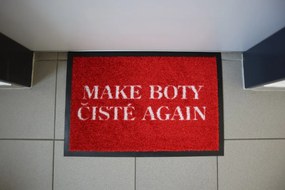 GDmats koberce Rohožka od TMBK: MAKE BOTY ČISTÉ AGAIN - 39x58 cm