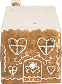 Perníková chalúpka na čajovú sviečku Gingerbread Cott - 12*7*16 cm