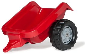 Šlapací traktor s vlečkou Rolly Toys 012411 červený