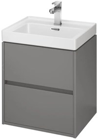 Cersanit Crea - závesná skrinka pod umývadlo 50cm, šedá, S924-015