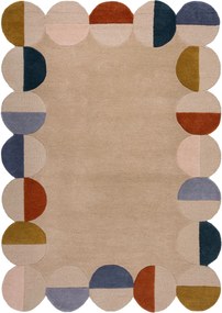 XXXLutz VLNENÝ KOBEREC, 160/230 cm béžová, hrdzavá Flair Rugs - Online Only bytové doplnky - 003165029102