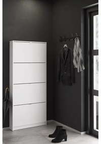 Biela výklopná skrinka na topánky Shoes – Tvilum