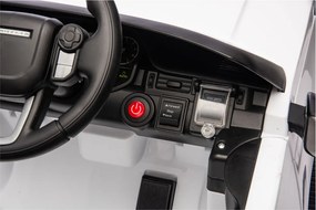 LEAN CARS Land Rover Discovery DLS-K06 Batéria Vozidlo biela