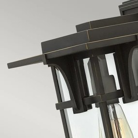 Elstead HK-MANHATTAN2-M - Vonkajšie svietidlo MANHATTAN 1xE27/100W/230V IP44