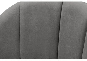 Jedálenská stolička BOVIO 86x48 cm šedá/buk