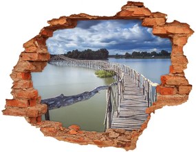 Nálepka fototapeta 3D výhľad Drevený most nd-c-68963290
