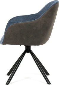 Jedálenská stolička modrá DCH-Y1143 BLUE2